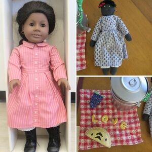 American Girl Doll Addy 1990s and Accessories Lunch Pail Nightgown Rag Doll Toy